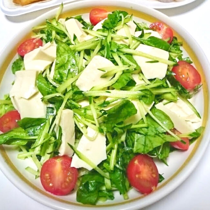 簡単!豆腐サラダ